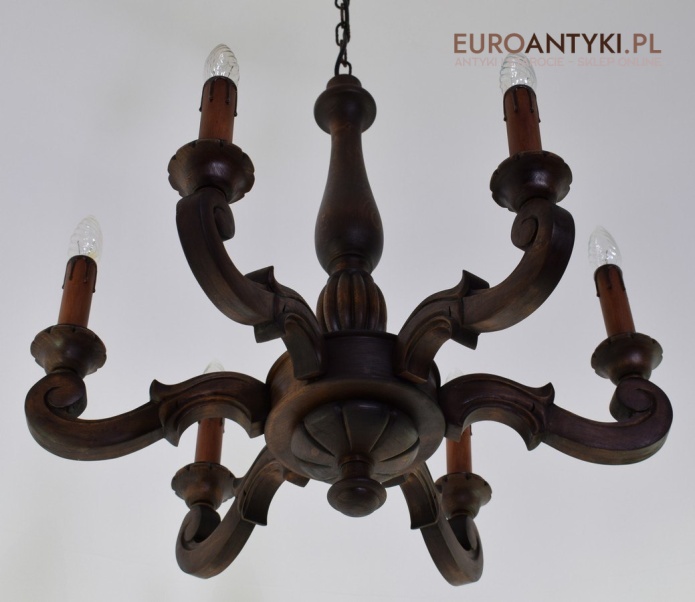 rzeźbiony żyrandol rzeźbiony żyrandol